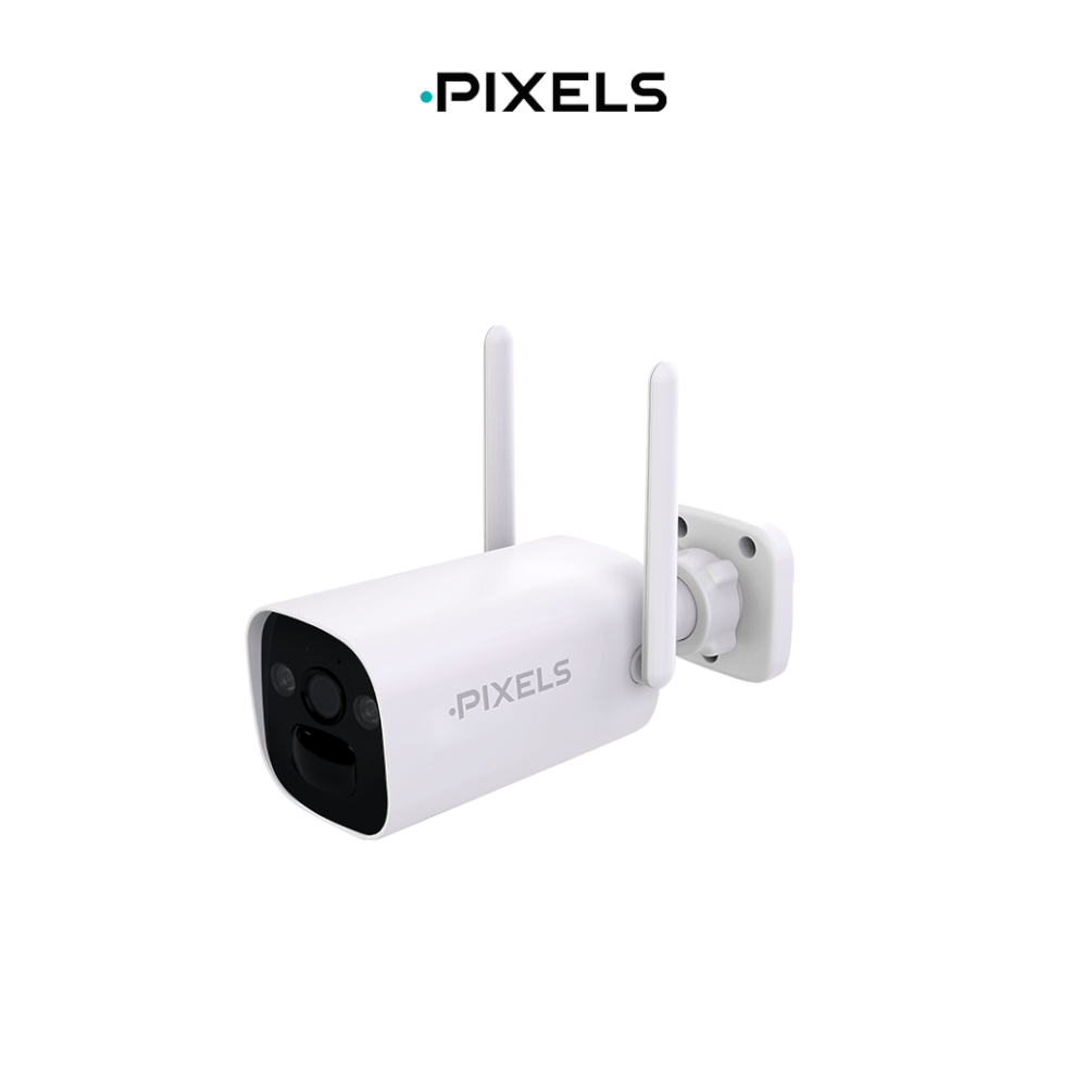 กล้องวงจรปิดไร้สายภายนอก PIXELS CCTV PX-AI-B02 แบตเตอรี่ไร้สาย 5200 MAH_0